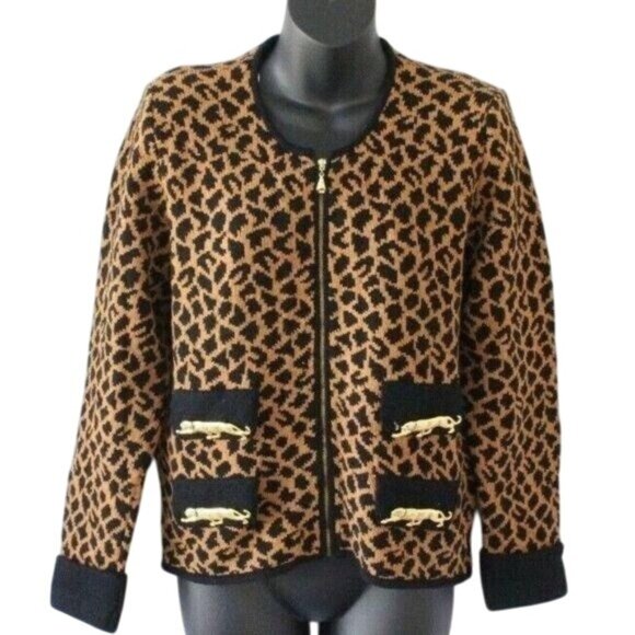 Amen Wardy Sweater 6 Women's Cardigan Animal Women's Size 6 Pristine condition N